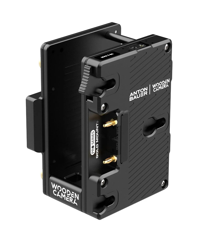 Wooden Camera Dual Battery Plate Cradle for Teradek Bolt Lt Transmitter, Gold Mount