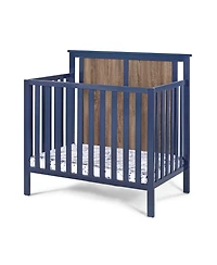 Forest'nSky Mini Crib with Mattress Pad in Gray and Rockport Gray