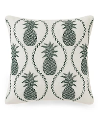 Tommy Bahama Golden Pineapple Poly Slub Decorative Pillow, 20" X 20"
