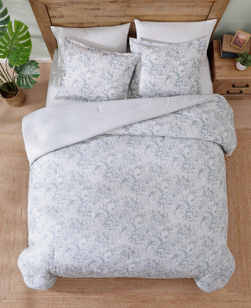 Tommy Bahama Orchid Bay 3-Pc. Comforter Set, Full/Queen