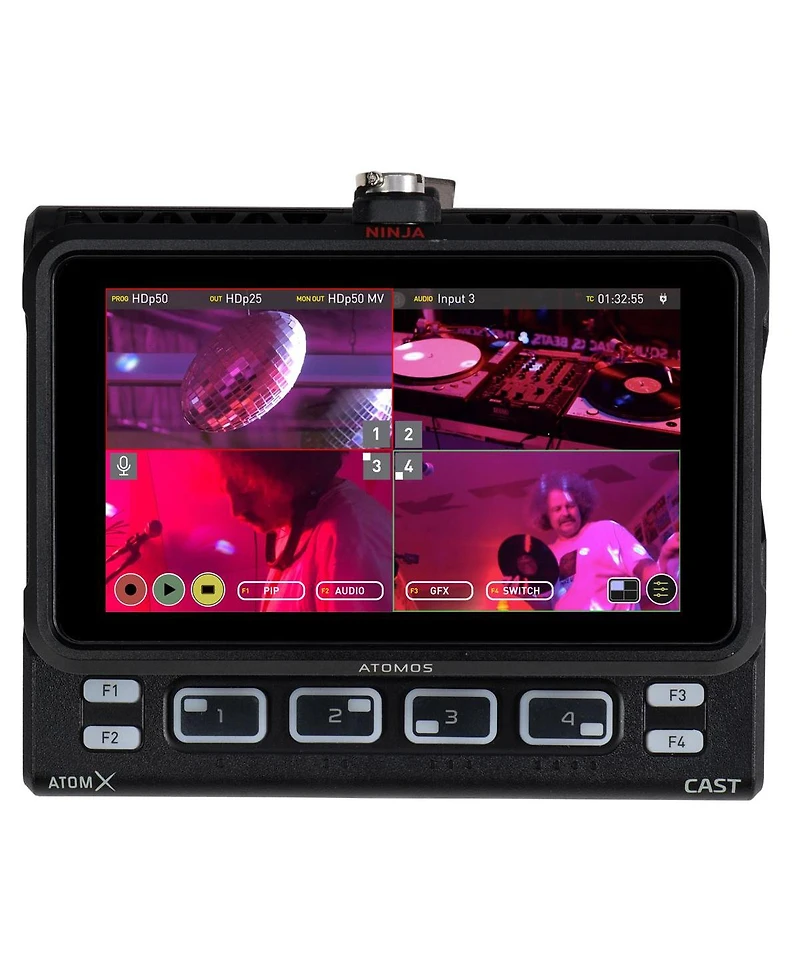 Atomos AtomX Cast 4x Hdmi Switching & Streaming Dock for Ninja V/V+, Ninja Ultra