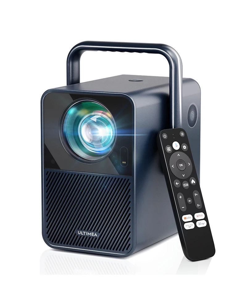 Ultimea Poseidon E40 4K Projector with Android Tv 11.0,Netflix, 1000 Ansi Lumens,WiFi & Bluetooth,Dolby Audio