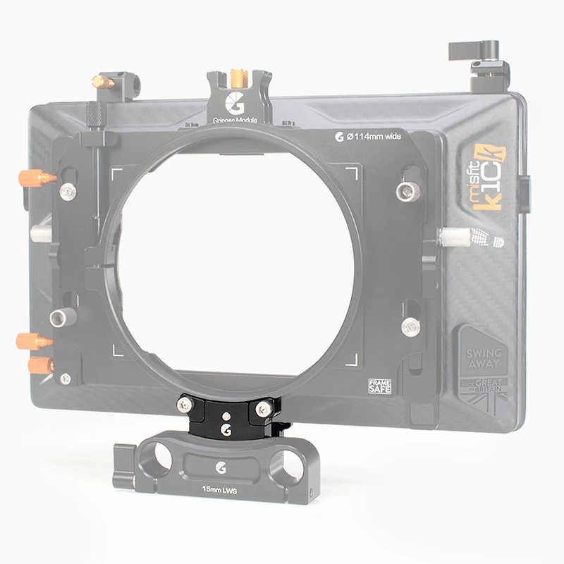 Bright Tangerine 15mm Lws Support Kit with Extension for 80-95mm Misfit Kick Clamp Adapters