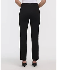 Ellen Tracy Women's Pull-On Pant with Pintuck Detail