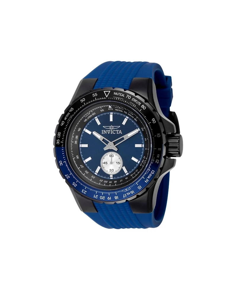 Invicta Men's Aviator Quartz Multifunction Blue Dial Watch