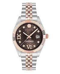 Philipp Plein Women's Two Tone Stainless Steel Watch, 34mm
