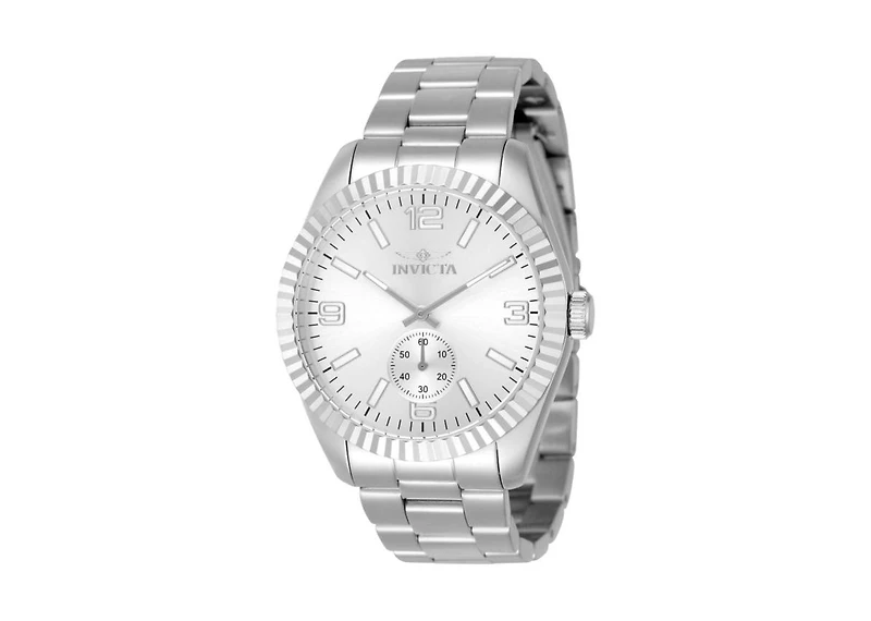 Invicta Men's 49356 Specialty Quartz Multifunction Silver Dial Watch