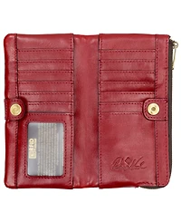 Patricia Nash Prassa Bark Leaves Textured Wallet
