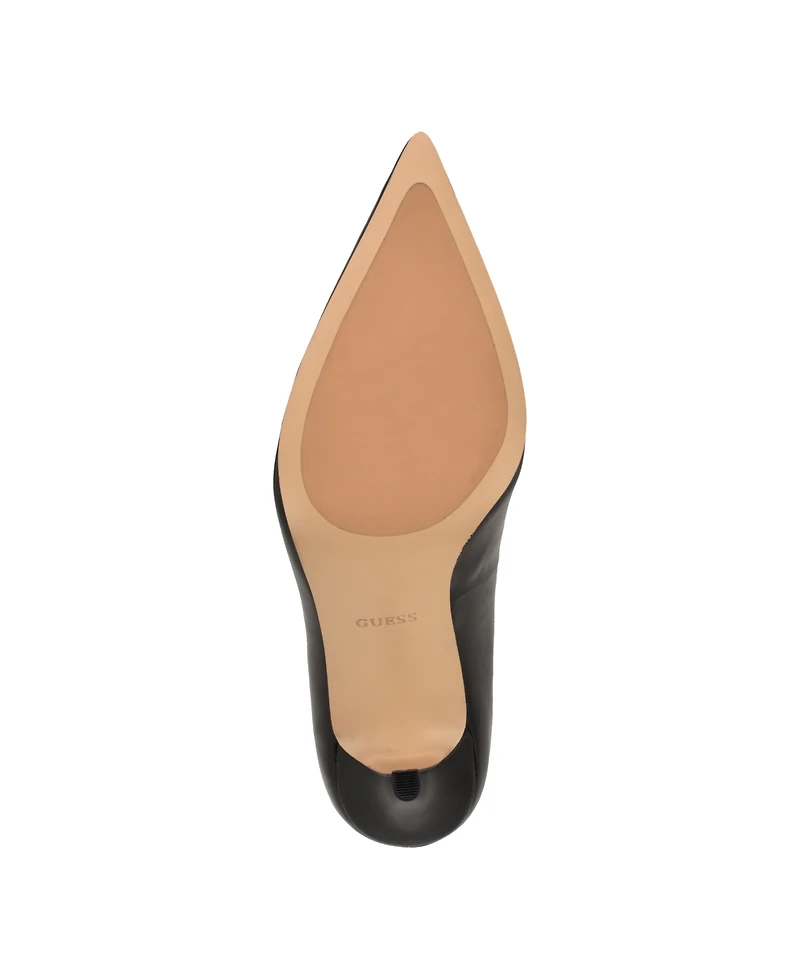 Guess Women's Prindy Square Topline Pointed Toe Pumps