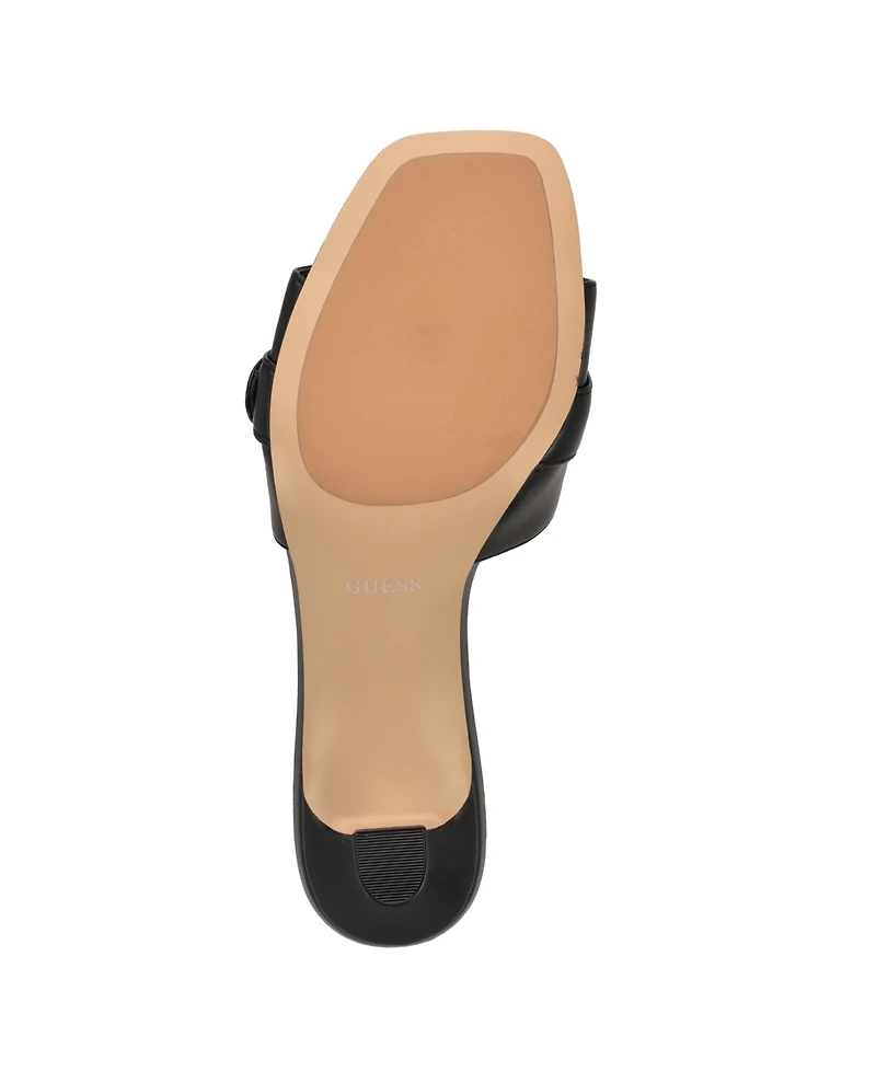 Guess Women's Dittara Slip-On Kitten Heel Sandals