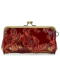 Patricia Nash Renna Bark Leaves Wristlet