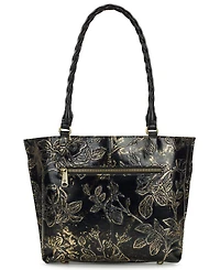Patricia Nash Alexia Bark Leaves Textured Tote Bag, Macy's Exclusive