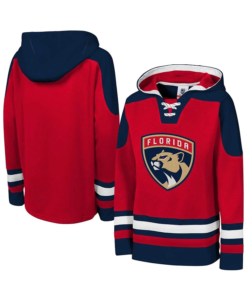 Outerstuff Big Boys and Girls Red Florida Panthers Must Have Home V-Neck Pullover Hoodie