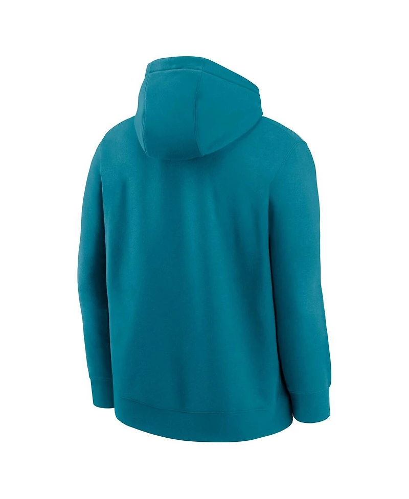 Nike Men's Teal Jacksonville Jaguars Best Season Rewind Club Pullover Hoodie
