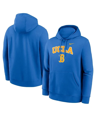 Nike Men's Blue Ucla Bruins Club Fleece Arch Pullover Hoodie