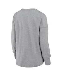 Fanatics Women's Heather Gray Dallas Cowboys Hometown Legacy Long Sleeve T-Shirt