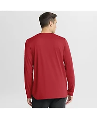 Fanatics Men's Red Detroit Wings Authentic Pro Centennial Rink Tech Long Sleeve T-Shirt
