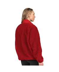 Starter Women's Red Kansas City Chiefs On the Ball Sherpa Jacket