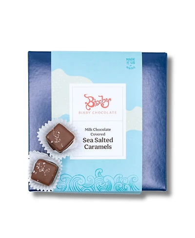 Bixby Chocolate Sea Salted Caramel Gift Box Dark & Milk Chocolate, 18 Pieces