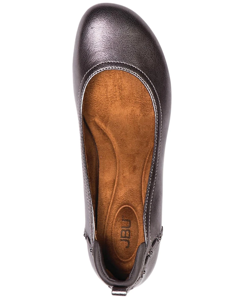 Jbu Women's Vivian Round Toe Flats