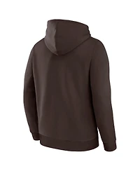 Fanatics Men's Brown San Diego Padres 2025 Mlb Postseason Locker Room Hoodie