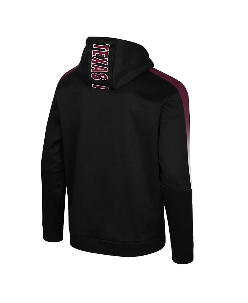 Colosseum Men's Black Texas A M Aggies The Gang Blackout Hoodie