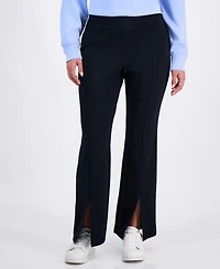 I.n.c. International Concepts Petite Pull-On Flare-Slit-Hem Sweatpants, Macy's Exclusive