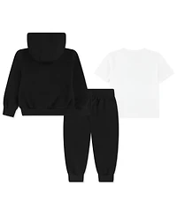 Nike Toddler Boy 2T-4T Long-Sleeve Hoodie, T-Shirt and Jogger Pants, 3-Piece Set