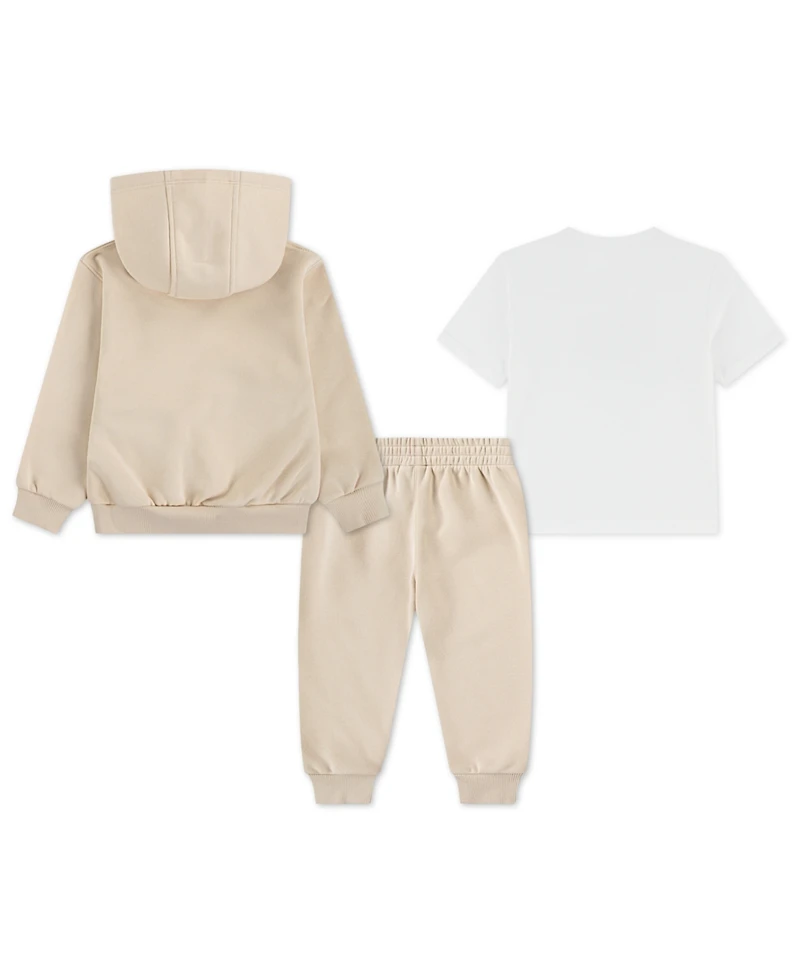 Nike Toddler Boy 2T-4T Long-Sleeve Hoodie, T-Shirt and Jogger Pants, 3-Piece Set