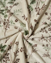 Lucky Brand Wildflower Plush Throw, 50" x 70"