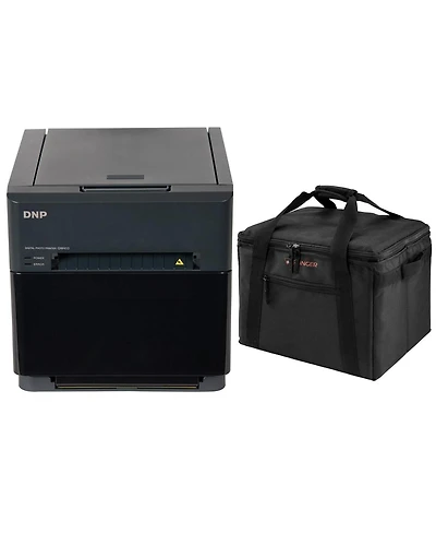 Dnp Dnp QW410 4.5-inch Dye-Sublimation Professional Photo Printer Bundle with Slinger Padded Printer Carrying Case