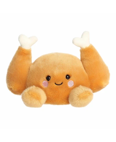 Aurora Mini Wishbone Turkey Palm Pals Savory Plush Toy Brown 4.5"