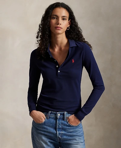 Polo Ralph Lauren Women's Collar Long Sleeves Top