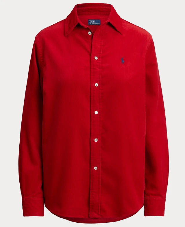 Polo Ralph Lauren Women's Classic-Fit Cotton Corduroy Shirt