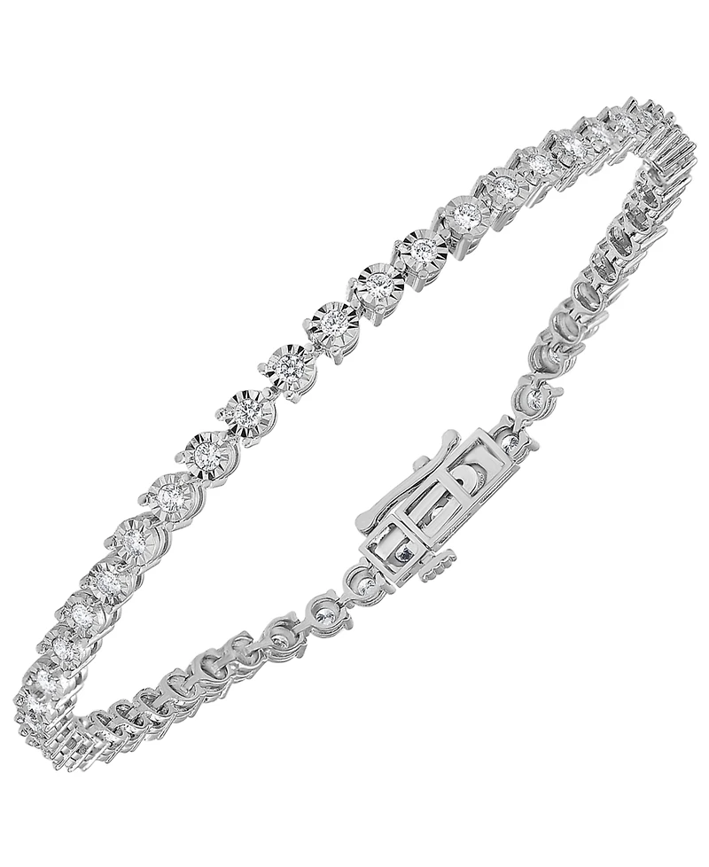 Macy's Diamond Bracelet (1 ct. t.w.) in 14K White Gold
