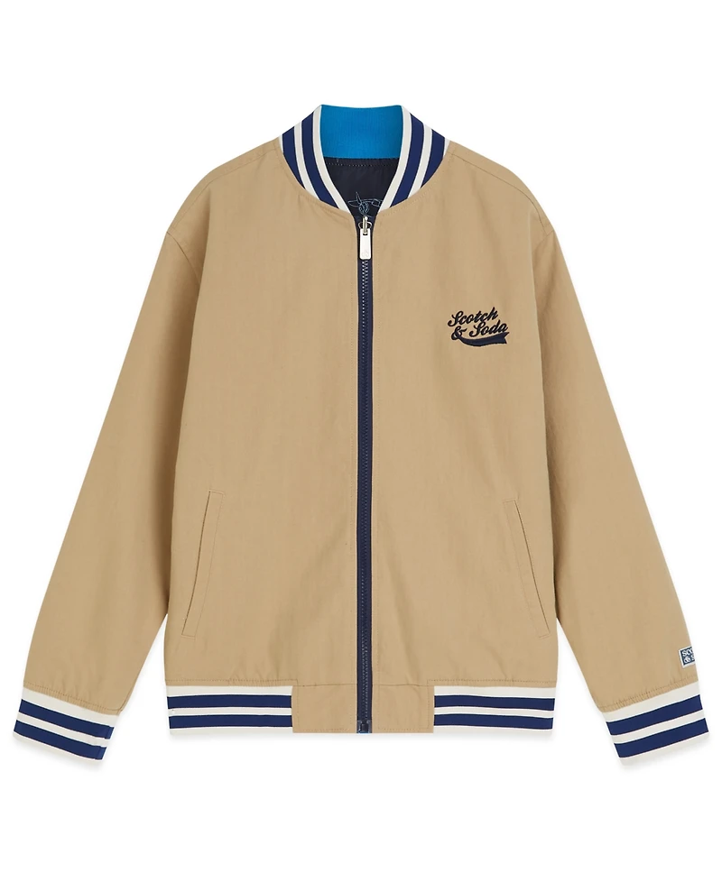 Scotch & Soda Boys Toddler 4T-7T Reversible Bomber Jacket