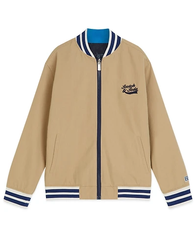 Scotch & Soda Boys Toddler 4T-7T Reversible Bomber Jacket