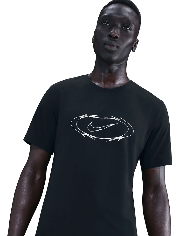 Nike Men's Modern Fitness Classic Crewneck T-Shirt