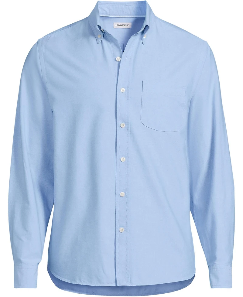 Lands' End Men's Long Sleeve Sail Rigger Oxford Shirt