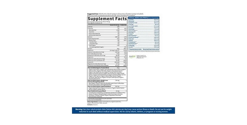 Garden of Life Raw Fit, Vanilla 32.2oz