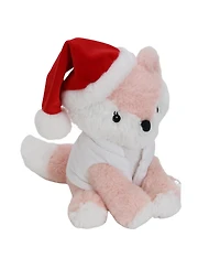 Lambs & Ivy Autumn Pink Fox Holiday/Christmas Plush Stuffed Animal Toy