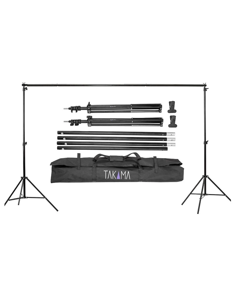 Westcott Photo Basics 9' x 10' Green Screen Cotton Background - Bundle With Flashpoint 10' Background Support System