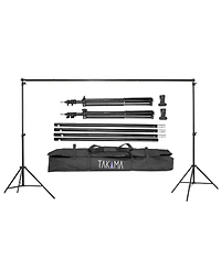 Westcott Photo Basics 9' x 10' Green Screen Cotton Background - Bundle With Flashpoint 10' Background Support System