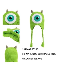 Monsters Inc. Men's Mike Wazowski Face With Fleece Horns Laplander