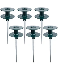 Twinkle Star Garden Hose Guide Spike Heavy Duty Metal Stake 6-Pack