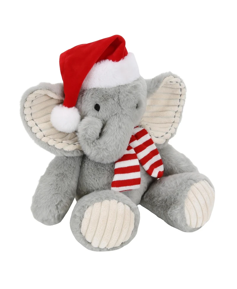 Lambs & Ivy Jett Elephant Holiday/Christmas Plush Stuffed Animal Toy
