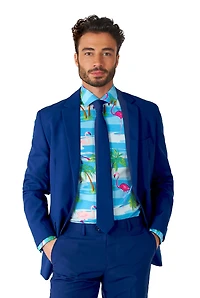 OppoSuits Men's Flaminguy Tropical Flamingo Dress Shirt