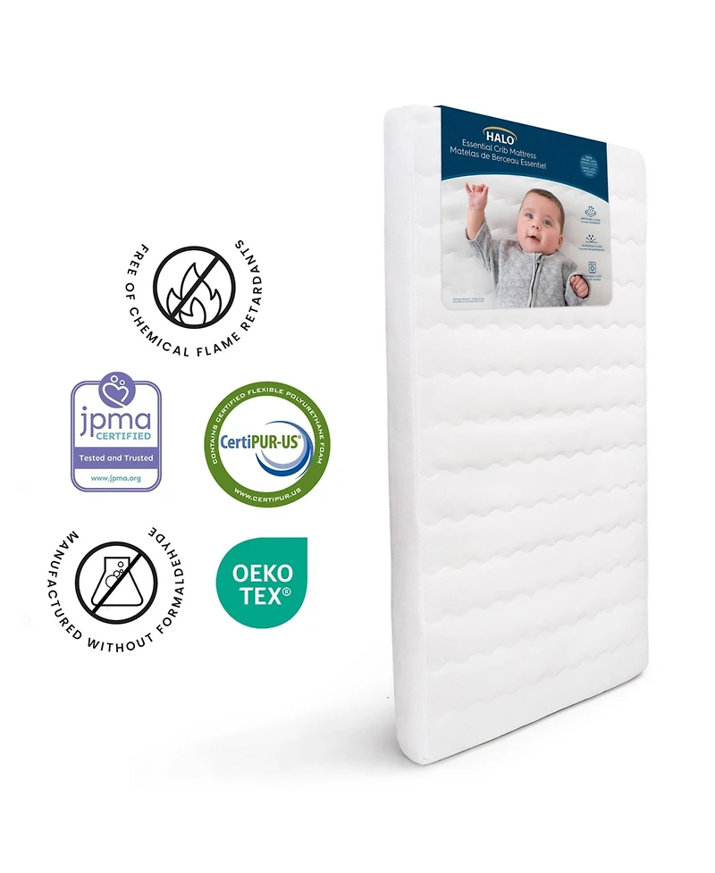 Halo Essential Breathable Crib & Toddler Mattress