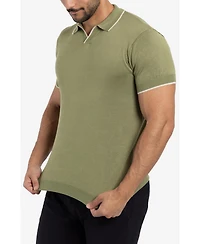 Xray Men's Collar V-Neck Polo Sweater