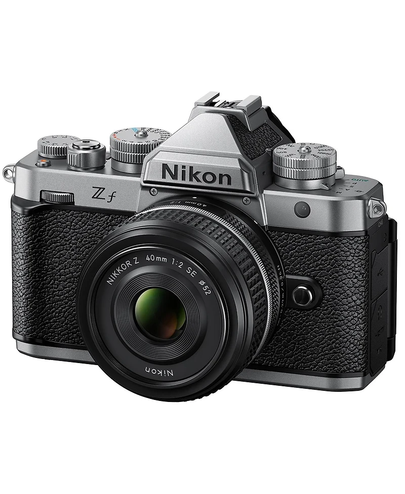 Nikon Z f Mirrorless Camera Silver with Nikkor Z 40mm f/2 Se Lens